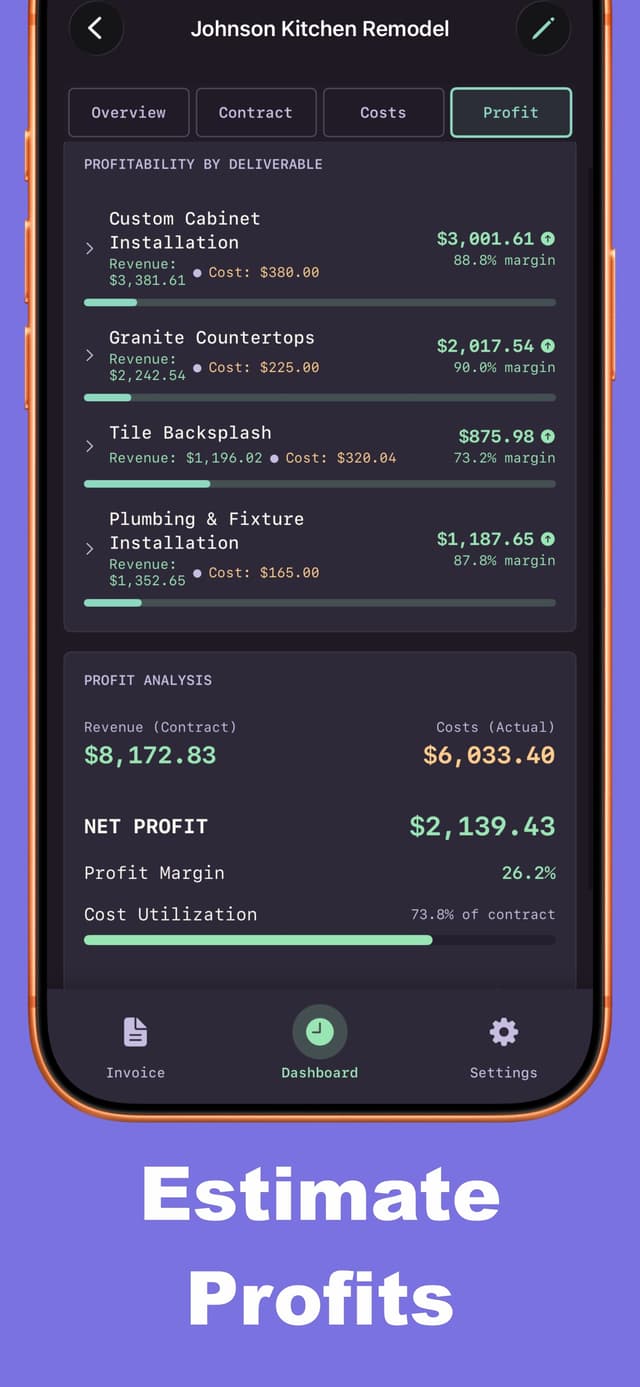 ClockOut — Projects & Time feature